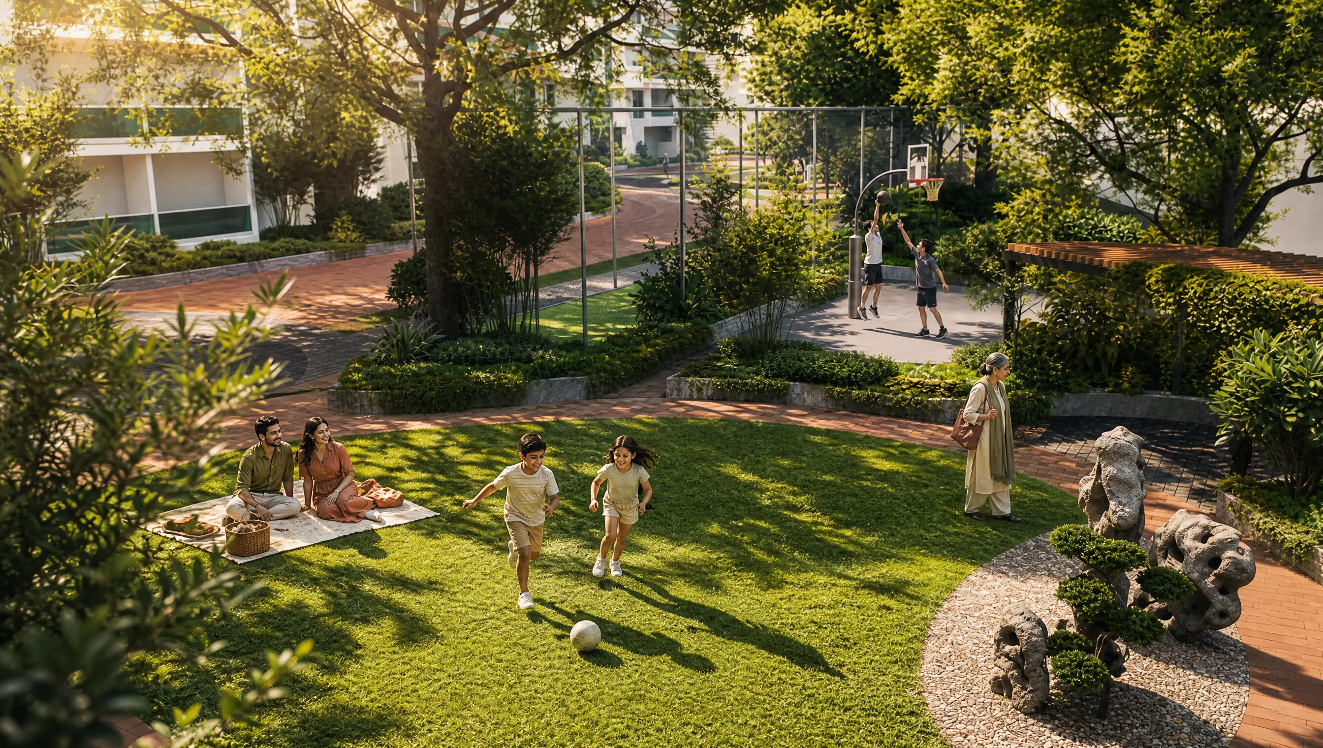 Kids play area